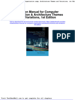 Download Full Solution Manual For Computer Organization Architecture Themes And Variations 1St Edition pdf docx full chapter chapter