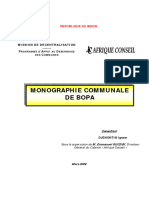 Monographie Communale de Bopa: Mi Ssion DE Dec Entralisati On - P 'A D C