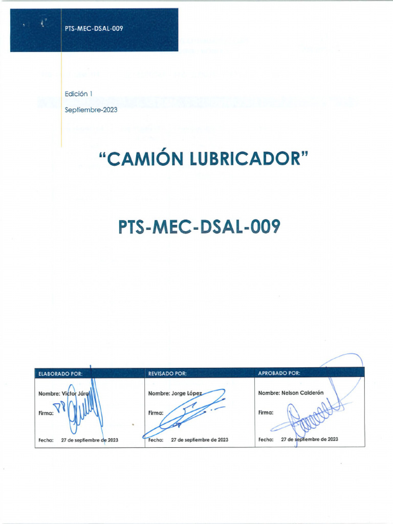 Pts Mec Dsal 009 (V 1) | PDF