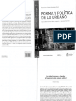 González, F. (Ed.) - (2016) - Forma y Política de Lo Urbano. La Ciudad Como Idea, Espacio y Representación.