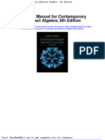 Full Solution Manual For Contemporary Abstract Algebra 9Th Edition PDF Docx Full Chapter Chapter
