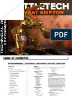 E-CAT35TR011 BattleTech XTRO Caveat Emptor