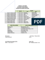 Jadwal Les Sore-1