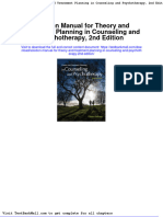 Full Solution Manual For Theory and Treatment Planning in Counseling and Psychotherapy 2Nd Edition PDF Docx Full Chapter Chapter