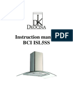 Campana de Isla Bciisl5ss Manual de Instrucciones