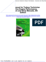 Download Full Solution Manual For Todays Technician Automotive Engine Performance Classroom And Shop Manuals 6Th Edition pdf docx full chapter chapter