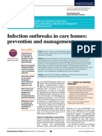 Infection Outbreaks in Care Homes: Prevention and Management