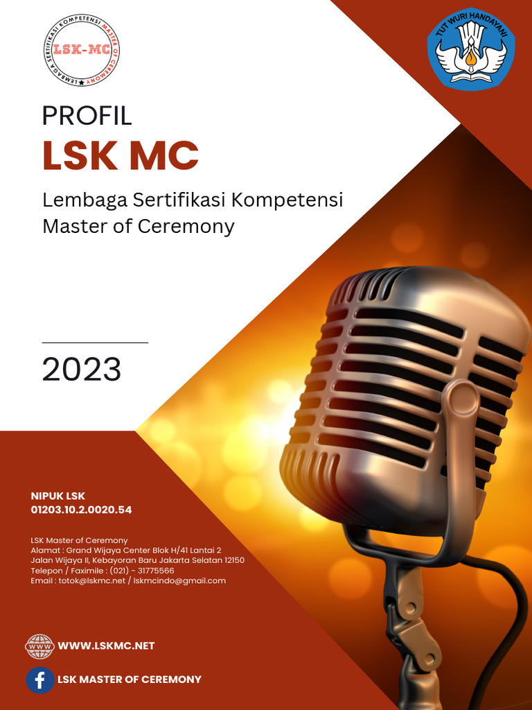 Sertifikasi Master of Ceremony LSK-MC | PDF