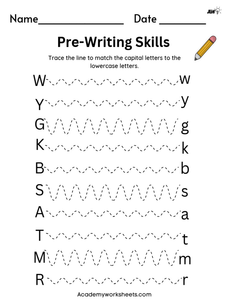 Pre Writing Worksheet | PDF