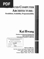 ADVANCED COMPUTER ARCHITECTURE - Parallelism, Scalability, Programmability