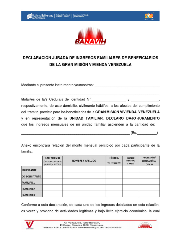 Declaracion Jurada De Apoyo Economico Images/declaracion Jurada De Ingresos