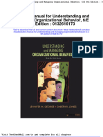 Download Full Solution Manual For Understanding And Managing Organizational Behavior 6 E 6Th Edition 0132616173 pdf docx full chapter chapter