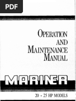 Download MAriner 20 25 hp manual 110469101 by Karl Ullman SN70536691 doc pdf