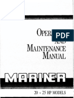 MAriner 20 25 HP Manual 11046910