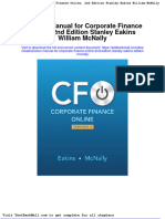 Full Solution Manual For Corporate Finance Online 2Nd Edition Stanley Eakins William Mcnally PDF Docx Full Chapter Chapter