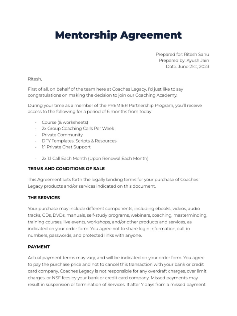 PREMIER Partnership Program Agreement | PDF | Private Law | Justice