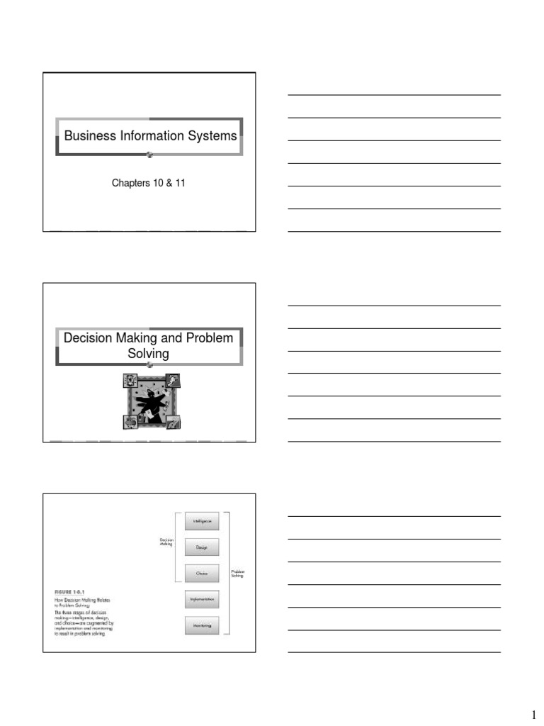 Business Information Systems: Chapters 10 & 11 | PDF | Decision Support ...