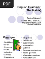 English Grammar The Matrix