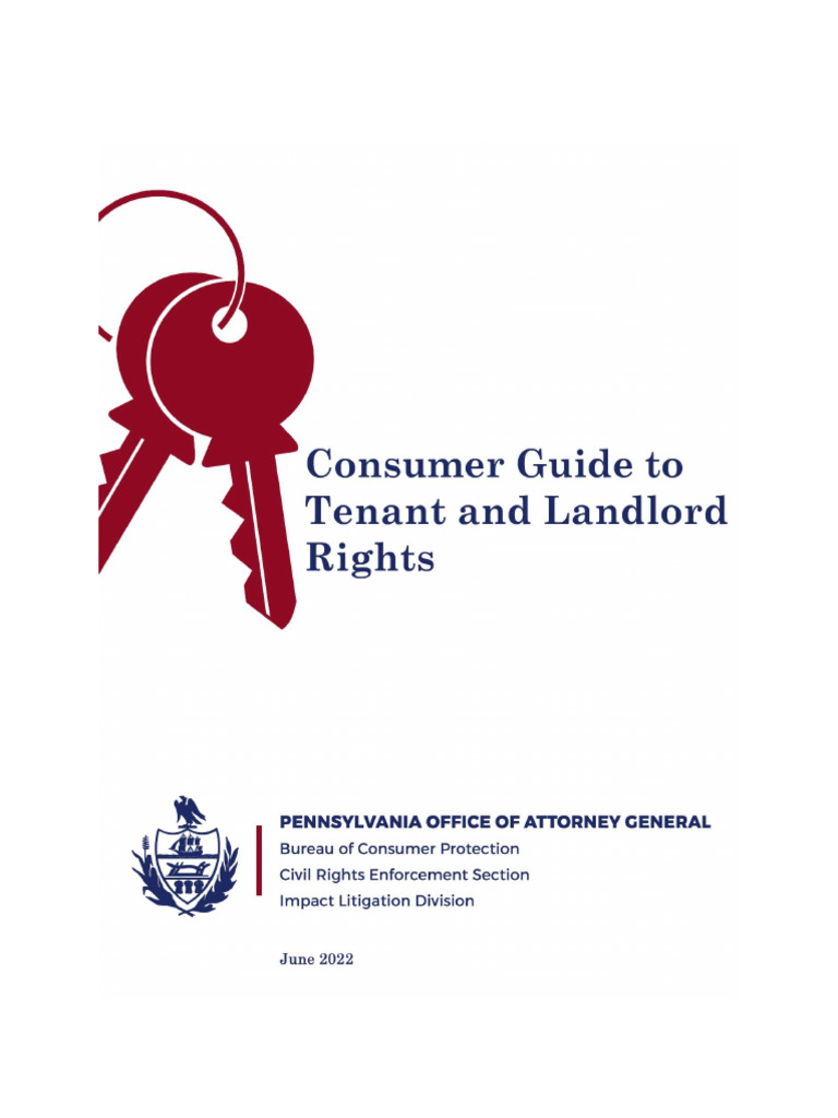 OAG Consumer Guide Tenant Landlord Rights v.13 Web Version | PDF ...