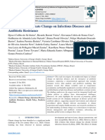 The Impact of Climate Change On Infectious Diseases and Antibiotic Resistance