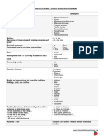 Grade 2 Check List