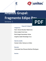 Análisis Grupal: Fragmento Edipo Rey.: Semana: 1