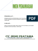 Cover PENAWARAN (CV. Indhi Pratama)