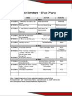 Livros Literários Do FUNDAMENTAL II 6º Ao 9º ANO