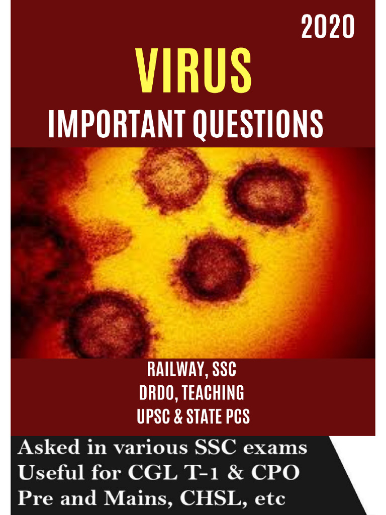 Virus related questions pdf influenza pandemic