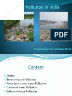 Water Pollution in India