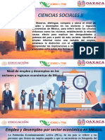 Nivel de Empleo y Desempleo en Los Sectores y Regiones Económicas de México