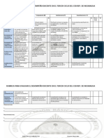 Rubrica de Evaluacion Docente III Cicli CEBG REP DE NCARAGUA