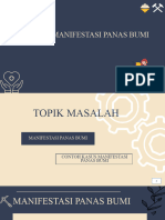 Topik:: Manifestasi Panas Bumi