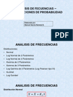 Análisis de Frecuencias - Distribuciones de Probabilidad 