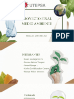 Proyecto Medio Ambiente Diapositiva