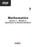 Math 7 - Q1 - WK 5 - Module 5 - Operations-On-Rational-Number