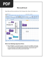 MS Excel