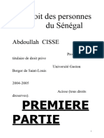 Droit Des Personnes Er de La Famille-Cssé