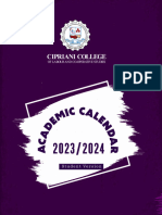 CCLCS Academic Calendar 2023-2024