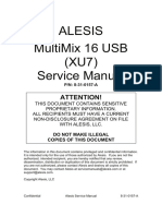 ALESIS MultiMix 16 USB (XU7) Service Manual