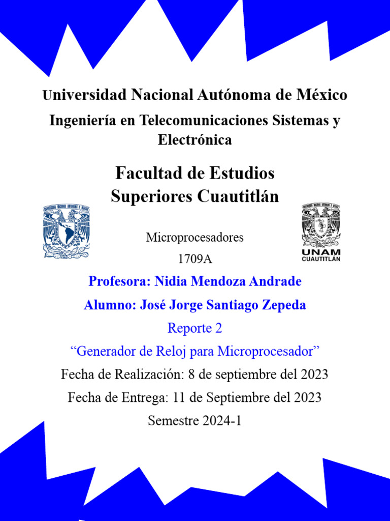 Practica 2 Microprocesadores Pdf Microprocesador Condensador