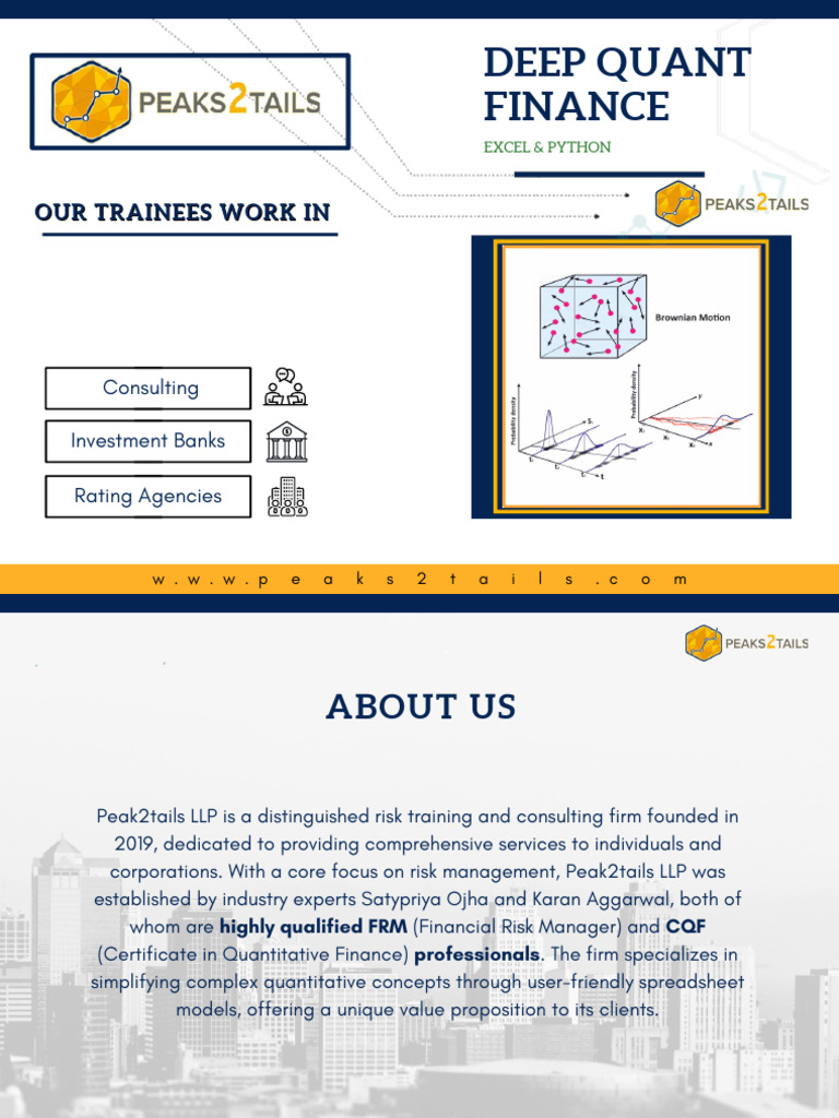 Deep Quant Finance Training Course | PDF | Option (Finance) | Swap ...