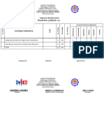 Table of Specification