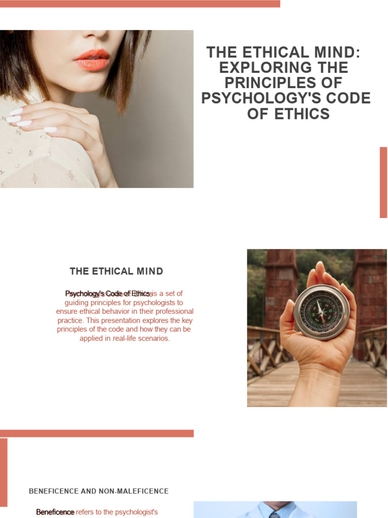 The Ethical Mind: Exploring The Principles of Psychology'S Code of ...
