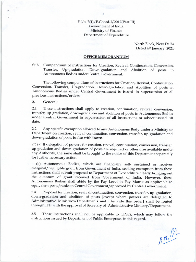 Guidelines For Autonomous Bodies Under CG 04.01.2024 - 1 | PDF ...