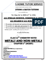 10TH Metals and Non Metals