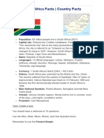 South Africa Country Facts 