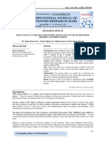 Impact of Ecc On The Oral Health Related Quality of Life of Preschool Children and Their Families