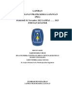 Laporan Pelaksanan Pratik Kerja Lapangan (PKL) PERIODE 01 November 2023 SAMPAI 2023 Jurusan Kuliner