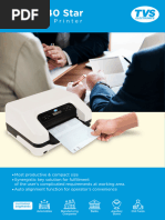 Speed 40 Plus Passbook Printer Datasheets